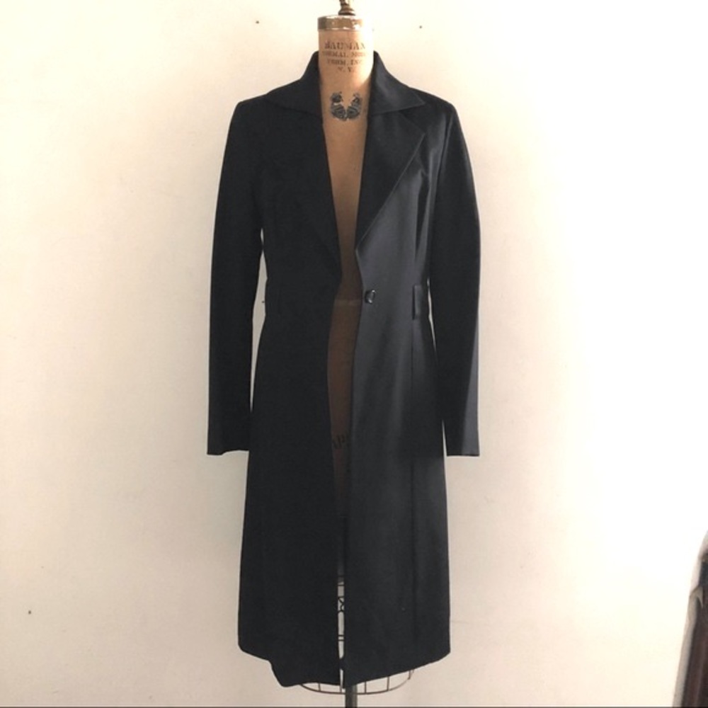 MADMIX] Black Wool Suit Custom made Long Jacket Coat